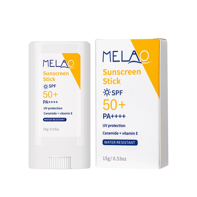 Melão Sunscreen Stick – SPF 50+ PA++++ | Proteção Potente com Ceramida & Vitamina E – 15 g