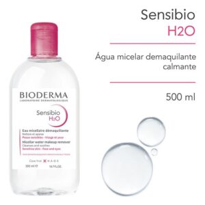 Bioderma Sensibio H₂O Micellar Water – Água Micelar Calmante para Pele Sensível (500 ml)